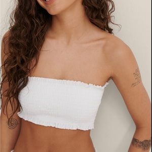 ishine 365 Swim White Bandeau Bikini top